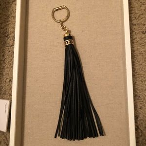 Stella & Dot Black Tassel Bag Charm